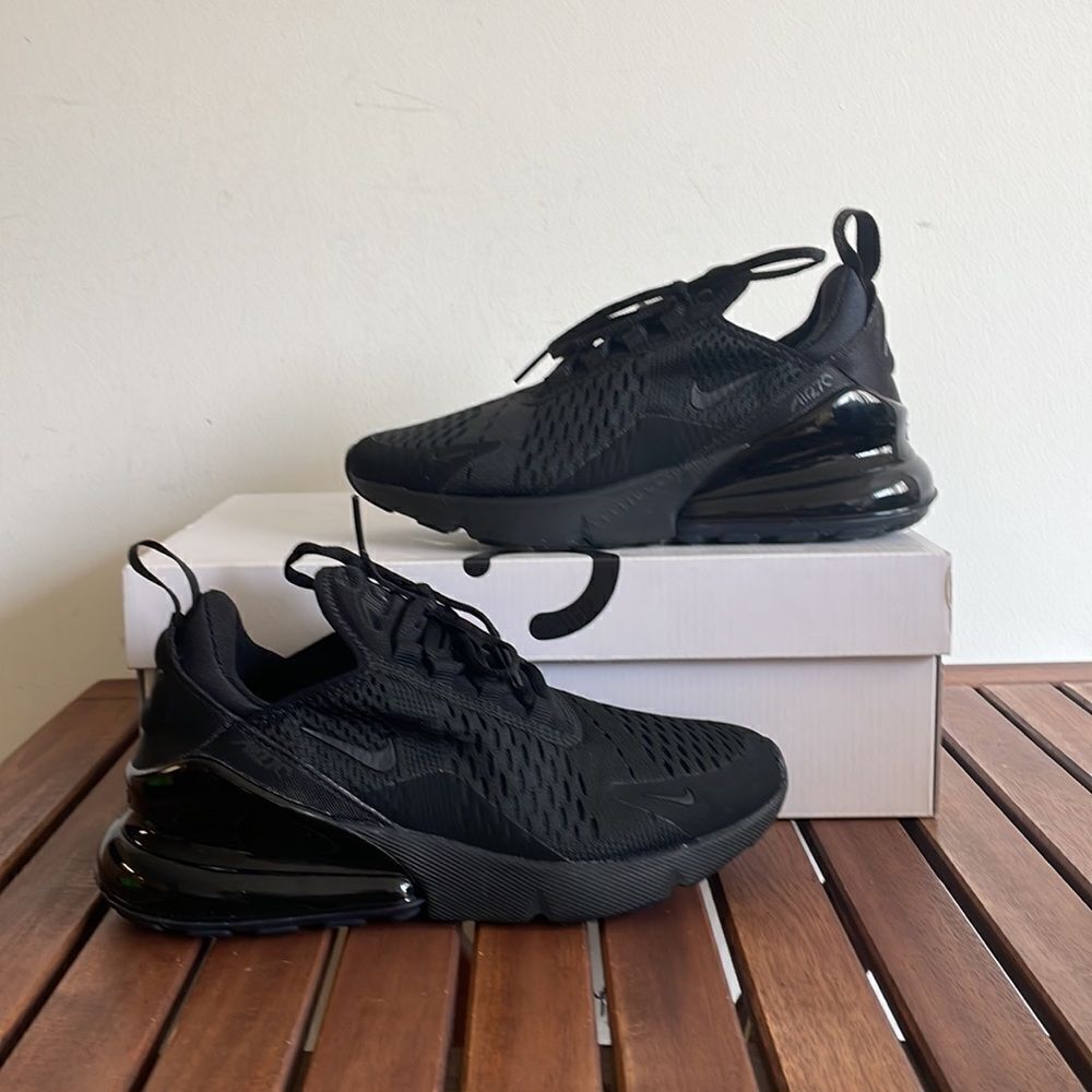 Nike Air Max 270 Black USA Women Size 6/UK 3.5/EU 36.5(AH6789-006)